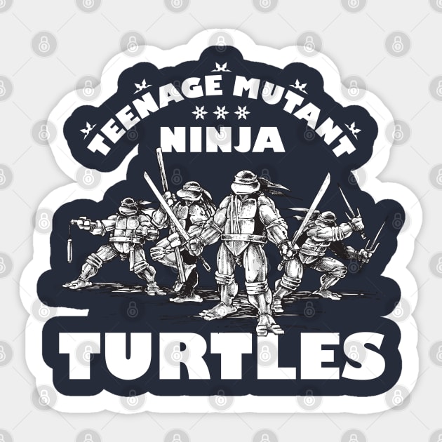 Old School TMNT (1984) Sticker by ForbiddenMonster